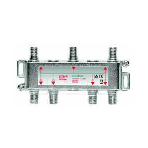 AXING SVE 60-01 rozgałężnik 6-krotny 5-2200 MHz BL
