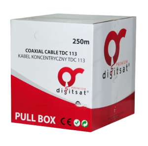 Kabel Koncentryczny DIGITSAT PREMIUM TDC113 250m PB