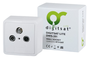 Gniazdo końcowe DIGITSAT LITE RTV-SAT DWS-201