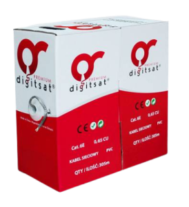 Kabel sieciowy DIGITSAT FTP PREMIUM CAT 6E CU PULL BOX 305m